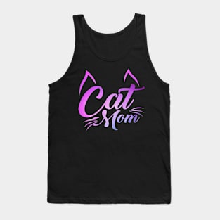 'Cat Mom' Adorable Cats Lover Gift Tank Top